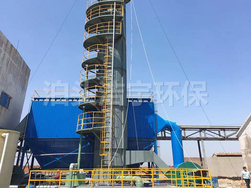 濰坊龍威化工10噸鍋爐布袋除塵、脫硫